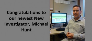 Michael Hunt named a Canadian Institutes of Health Research New Investigator