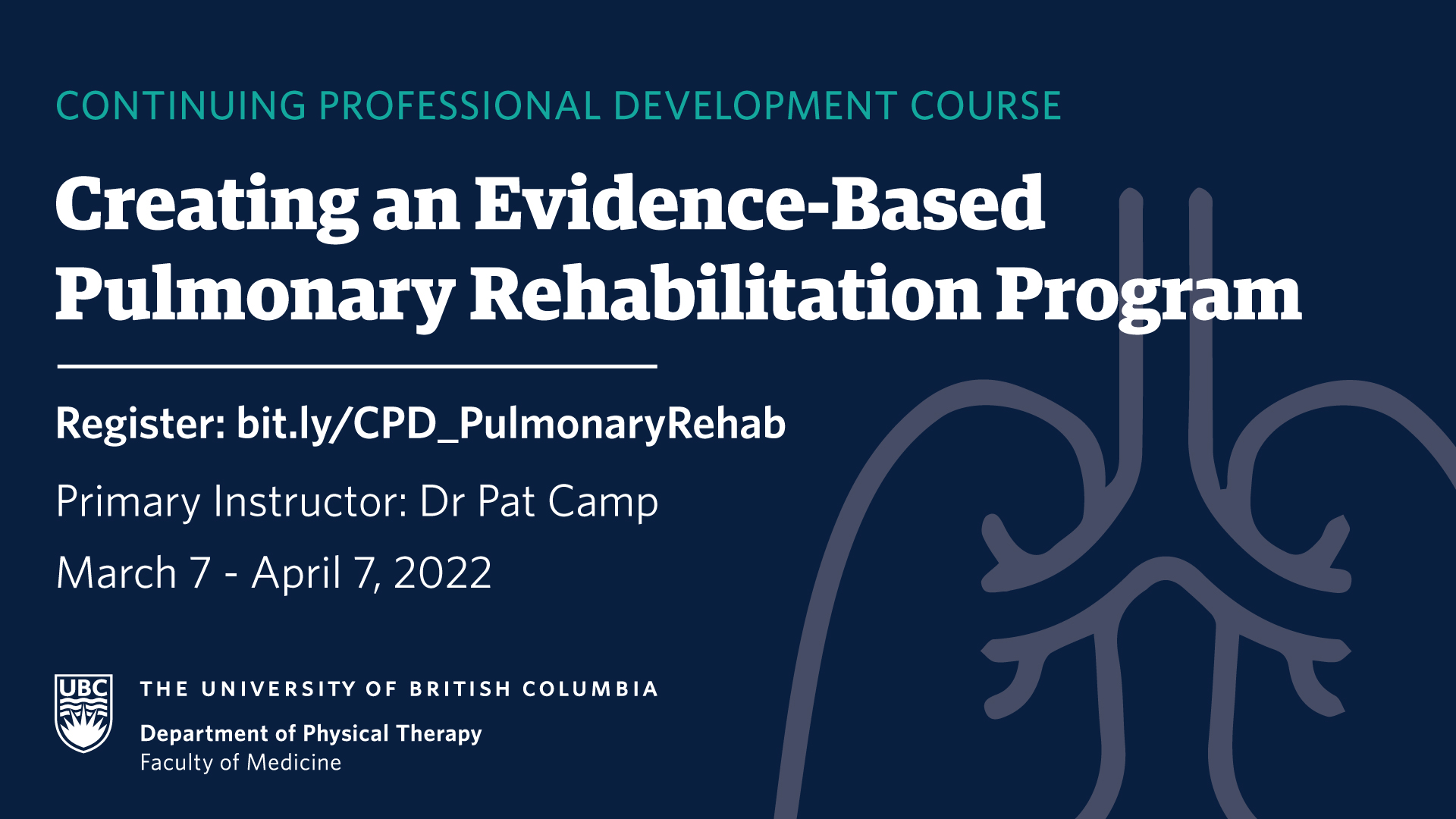 Creating an EvidenceBased Pulmonary Rehabilitation Program